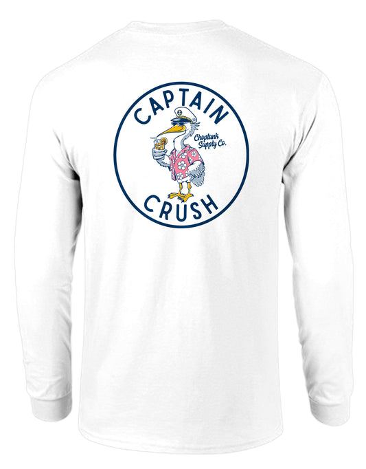 Choptank Supply Co. Captain Crush (White) / Long Sleeve Shirt White