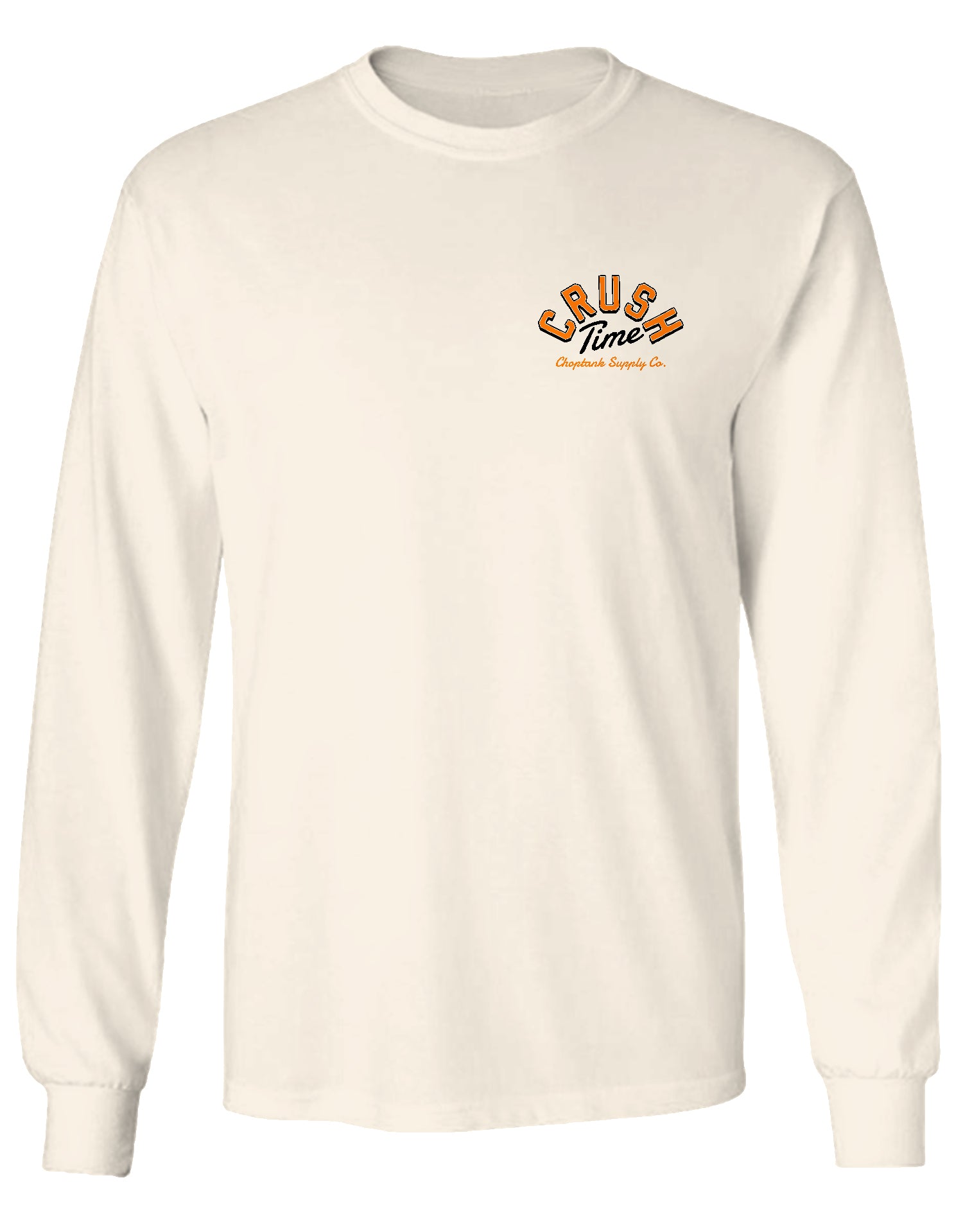 Choptank Supply Co. Crush Time (Baseball) (Ivory) / Long Sleeve Shirt