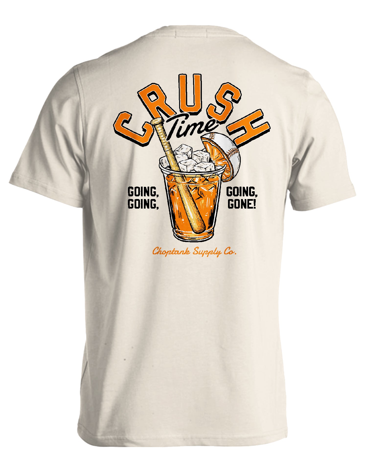 Choptank Supply Co. Crush Time (Baseball) (Ivory) / T-Shirt Ivory