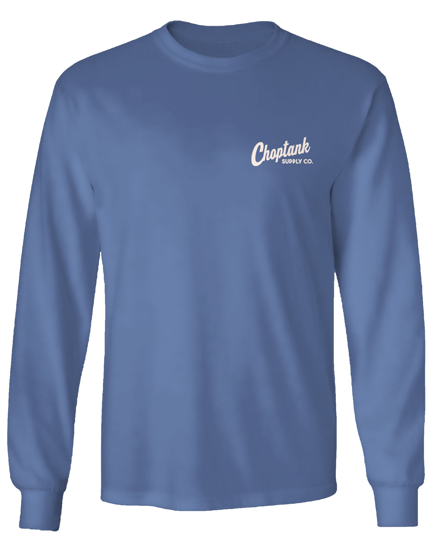 Choptank Supply Co. Chesapeake Bay Fishing Charters (China Blue) / Long Sleeve Shirt