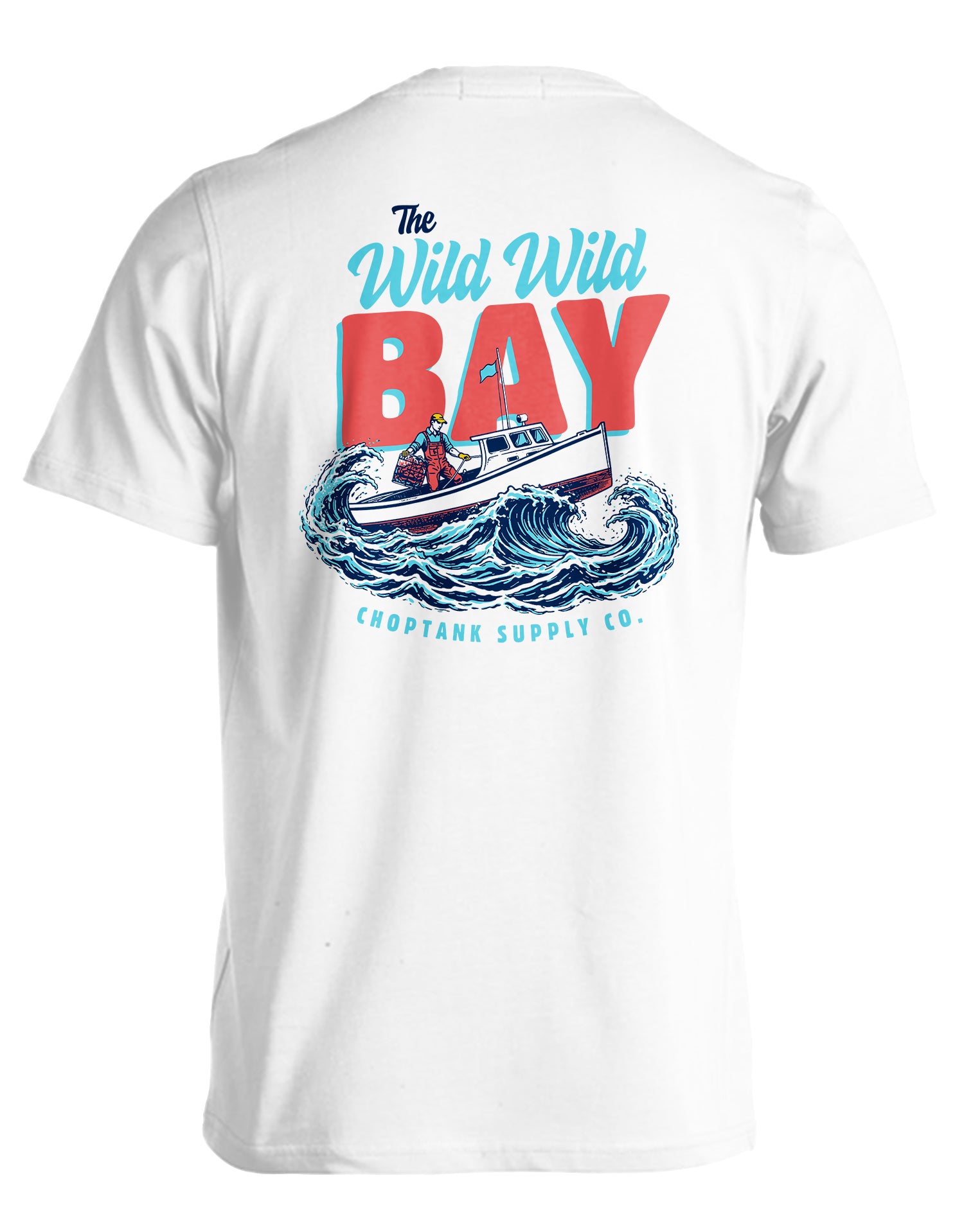 Choptank Supply Co. The Wild, Wild, Bay (White) / T-Shirt White