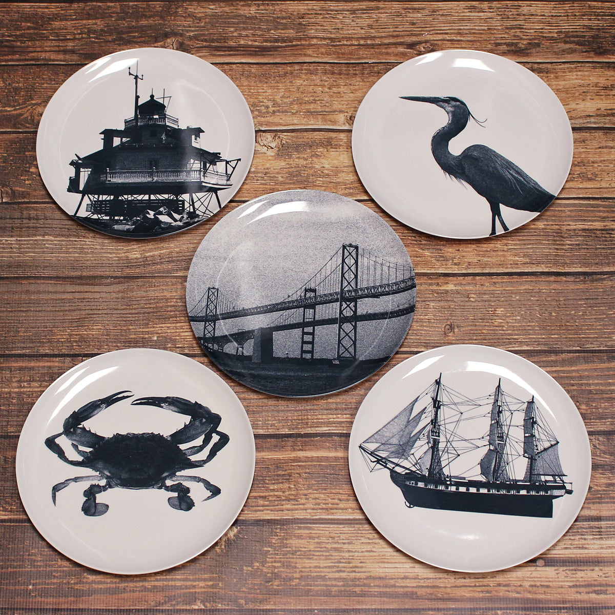 Chesapeake Nautical / 5 Pack Plate - Route One Apparel