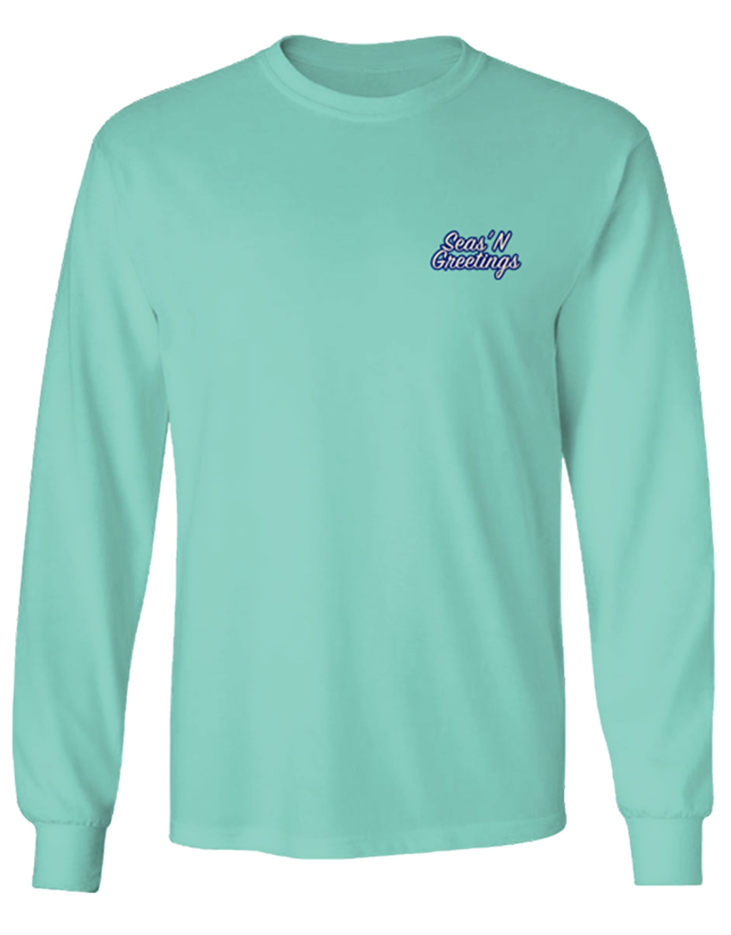 Seas 'N Greetings (Chalky Mint) / Long Sleeve Shirt