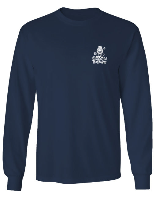 Bay Bridge Christmas (True Navy) / Long Sleeve Shirt