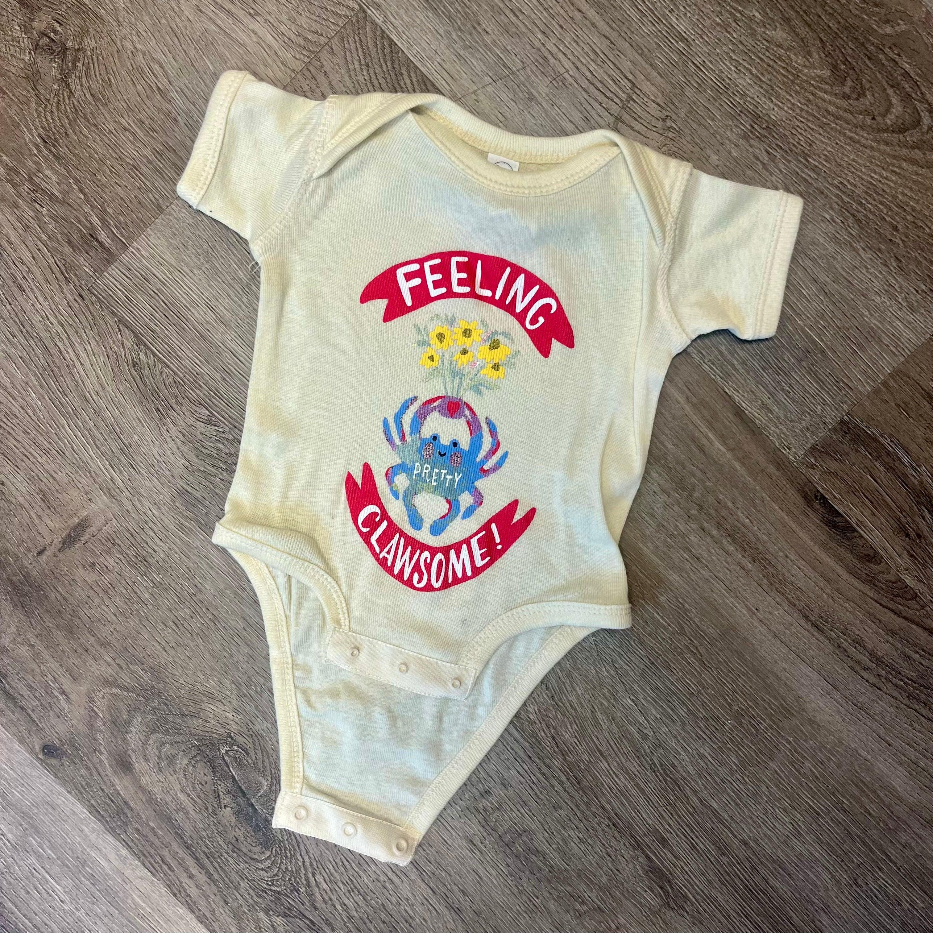 Feeling Pretty Clawsome (Natural) / Baby Onesie