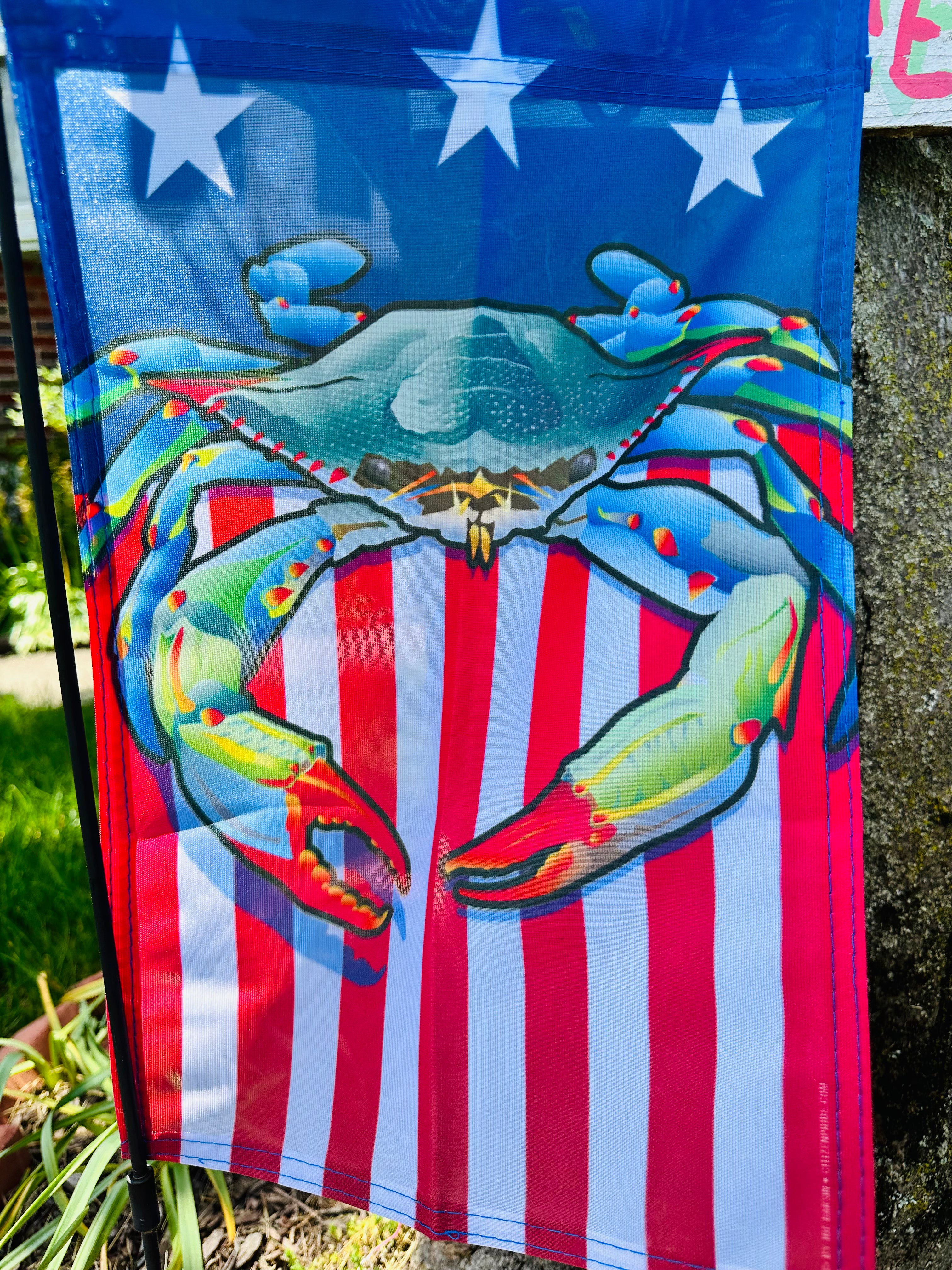 USA Blue Crab / Garden Flag