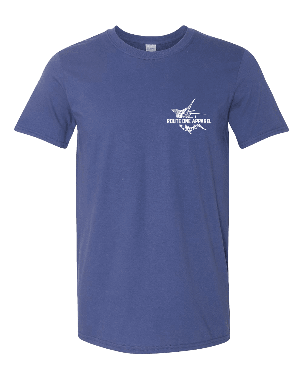 White Marlin Maryland Flag Splash (Blue) / Shirt - Route One Apparel