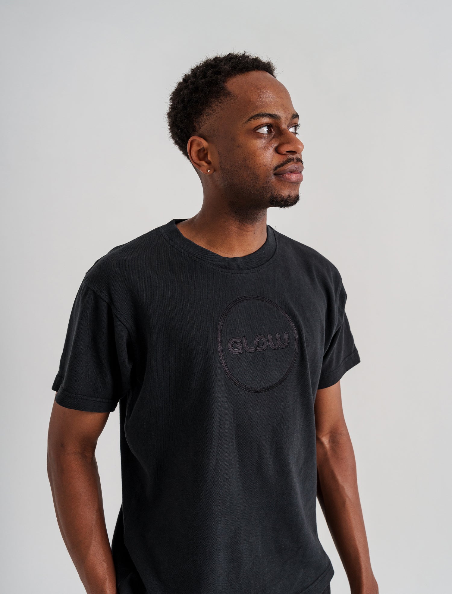 ‘Club GLOW’ Embroidered Tee