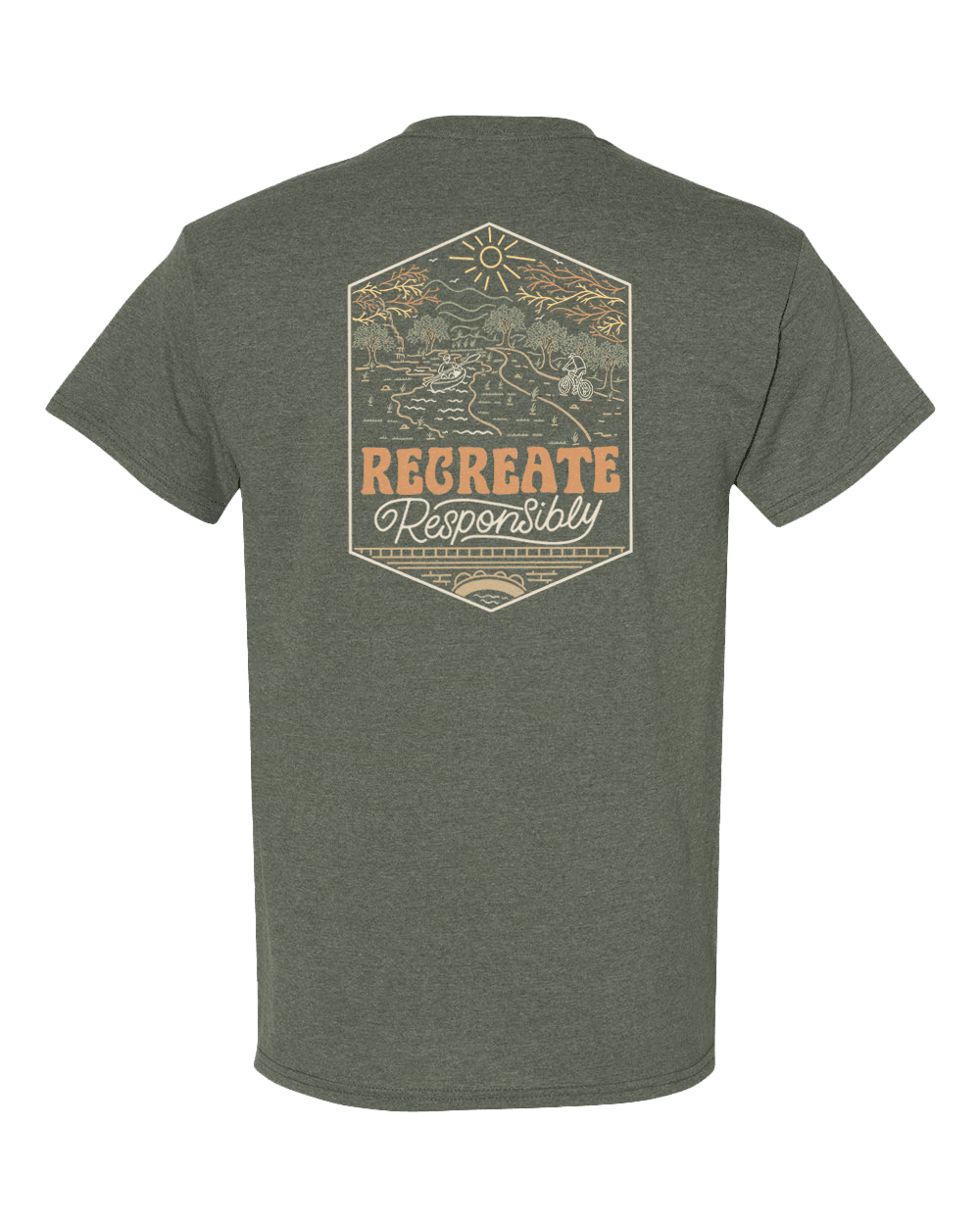 C&O Canal Recreate Responsibly (Green) / Shirt