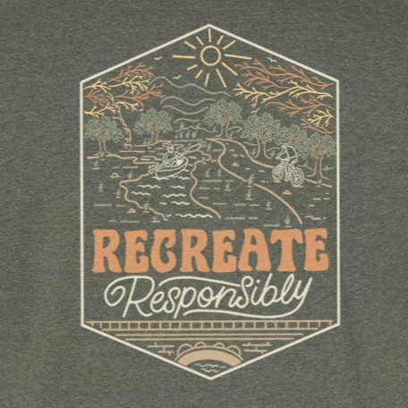 C&O Canal Recreate Responsibly (Green) / Shirt