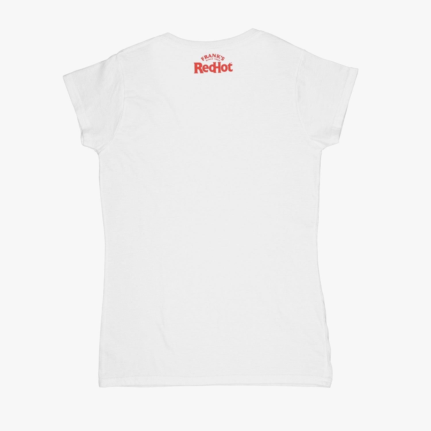 *PRE-ORDER* Frank's RedHot  "I Put That $#!T On Everything" Logo / Ladies V-Neck Shirt (Estimated Ship Date: 2/27) - Route One Apparel