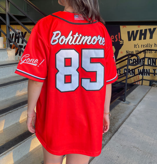 Natty Boh - Bohtimore Baseball Team (Orange) / Baseball Jersey