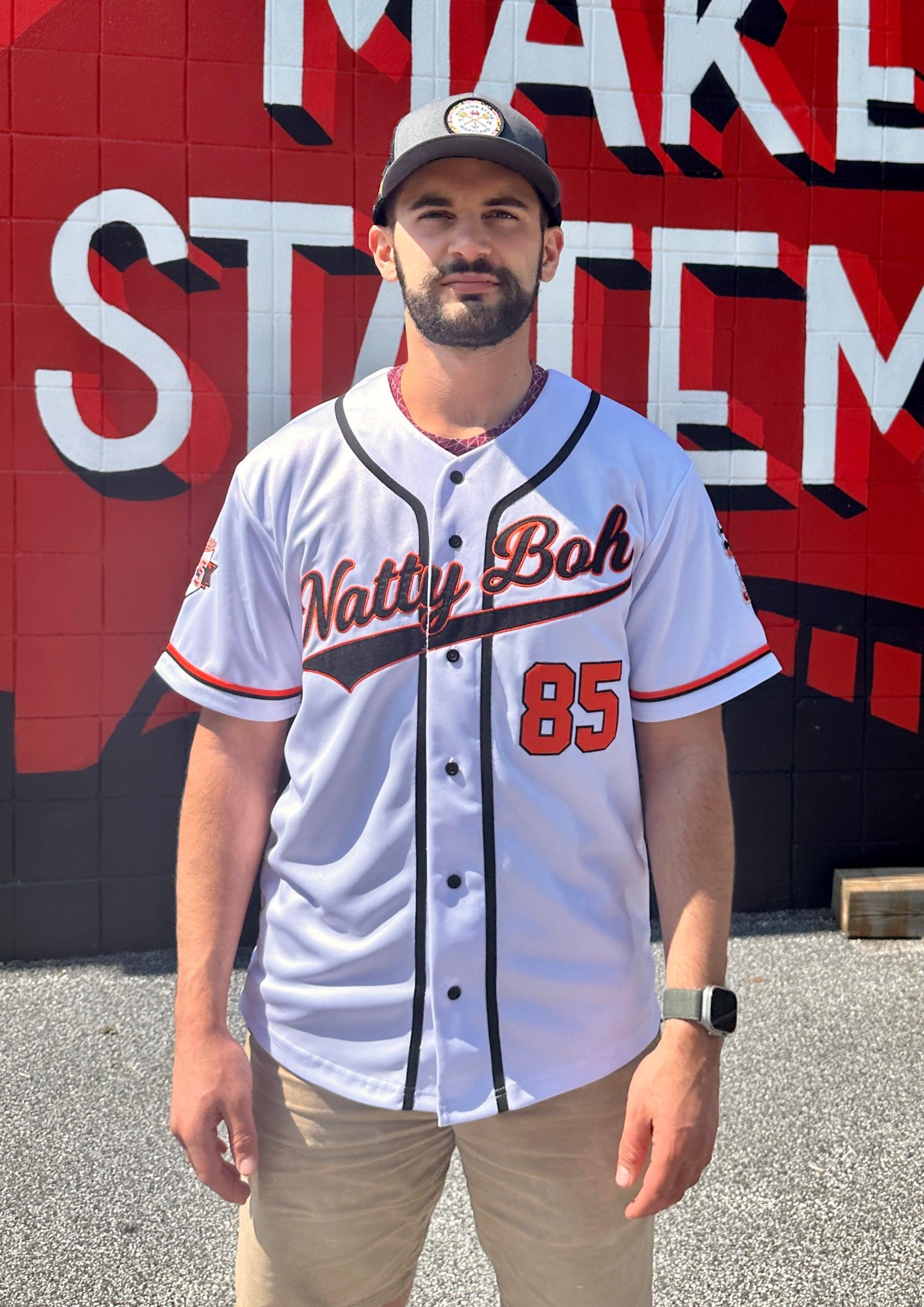 *PRE-ORDER* Natty Boh Baseball Team / Baseball Jersey (Estimated Ship Date: 7/17) - Route One Apparel