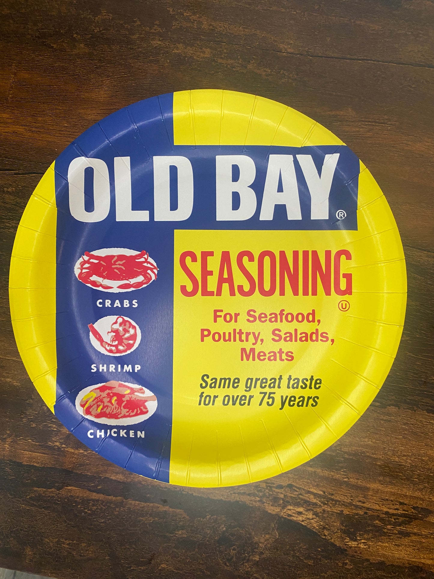 Old Bay Can (25-Pack) / Paper Plate - Route One Apparel