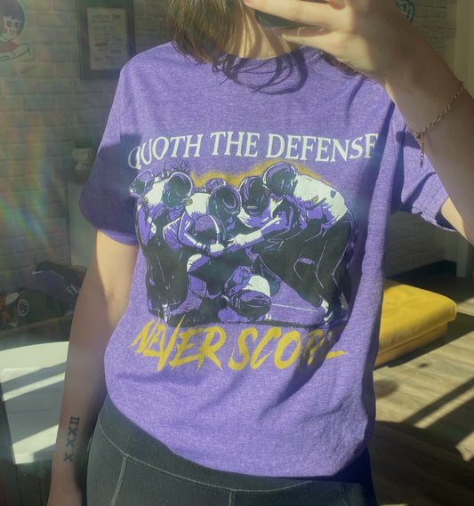 Quoth The Defense (Purple) / Shirt - Route One Apparel