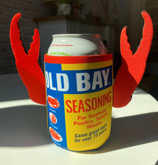 OLD BAY crab can (Red) / Crab Claw Can Cooler - Route One Apparel