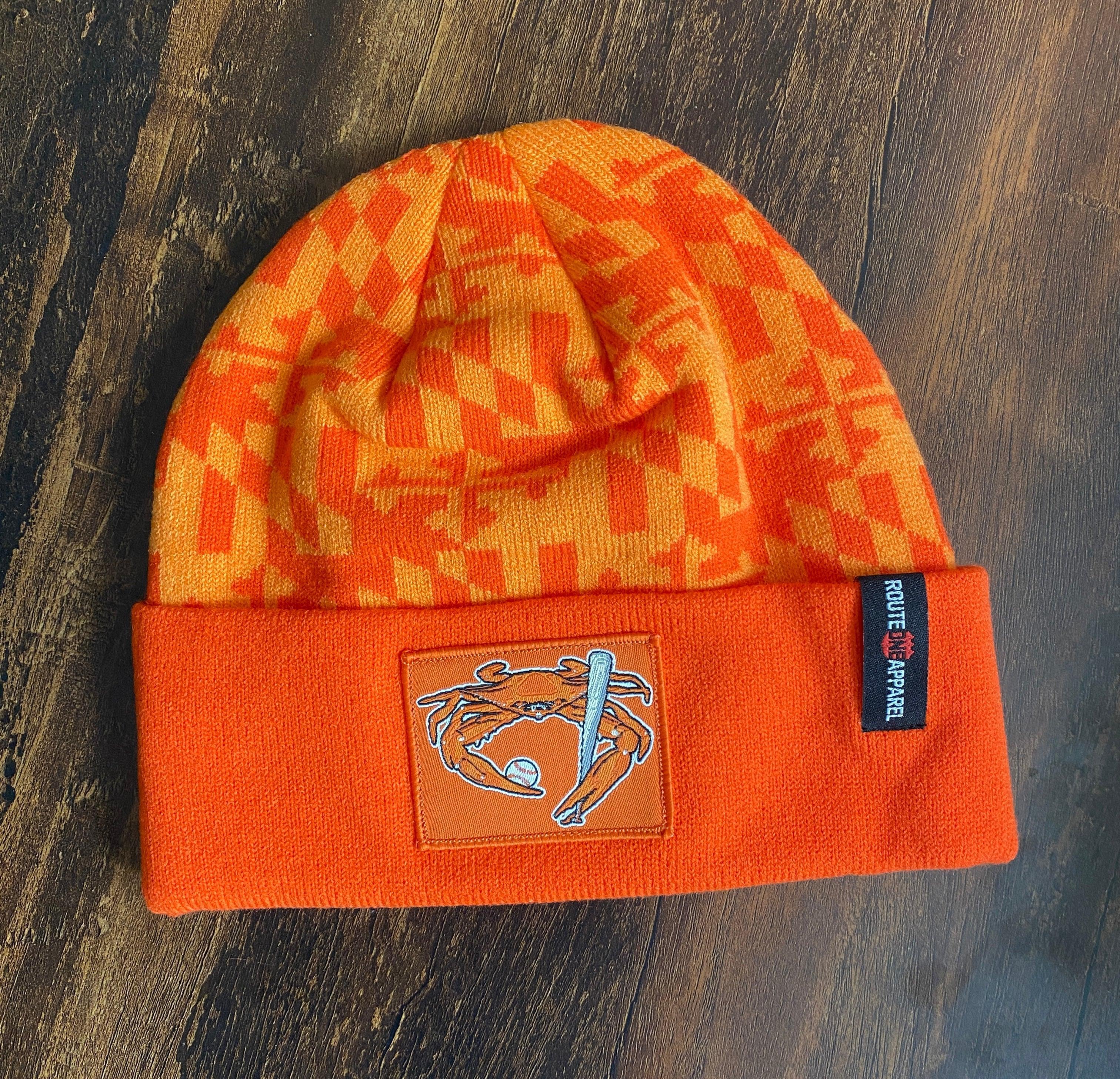 Orange Crab Baseball  / Beanie