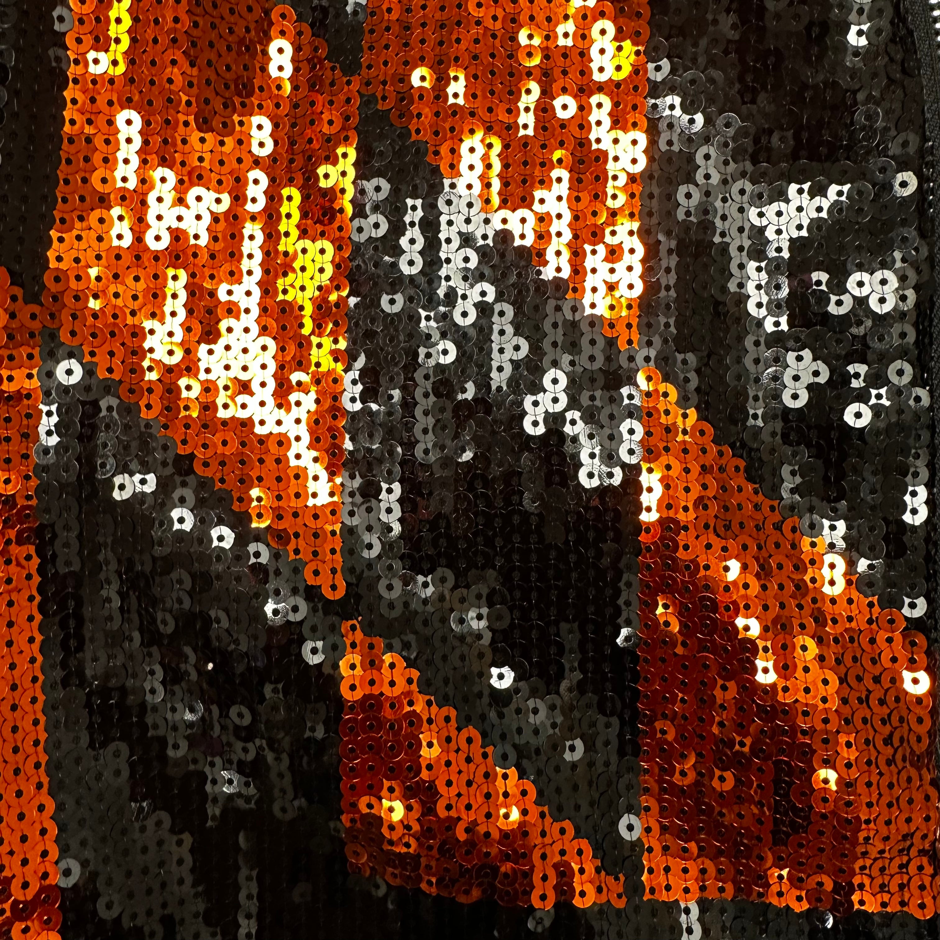 Orange & Purple Maryland Flag / Sequin Jacket