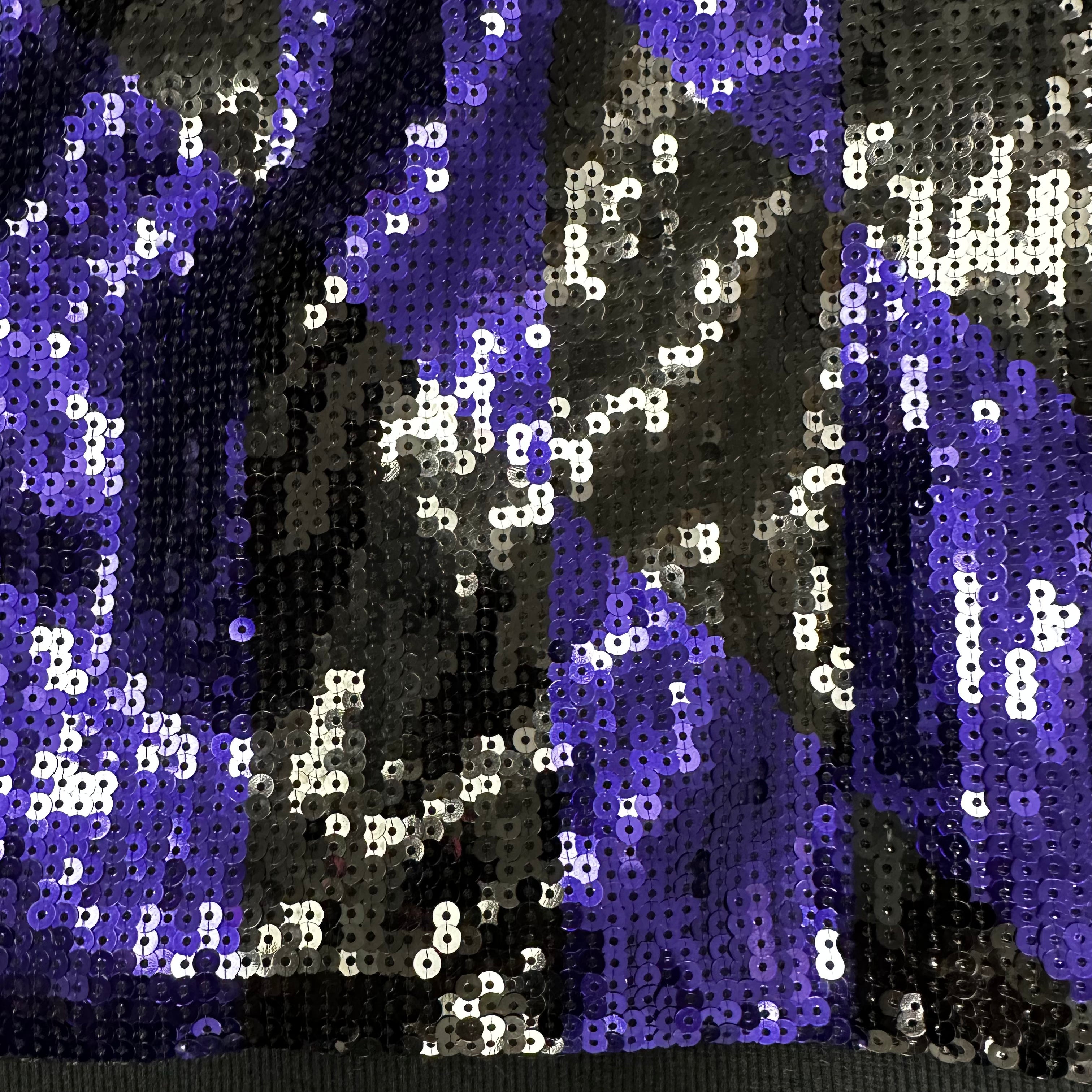 Orange & Purple Maryland Flag / Sequin Jacket