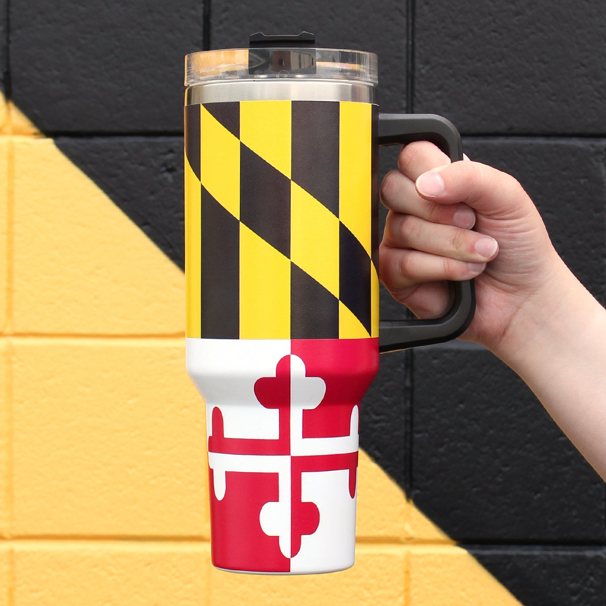 MD Flag / 40 oz Tumbler with Handle