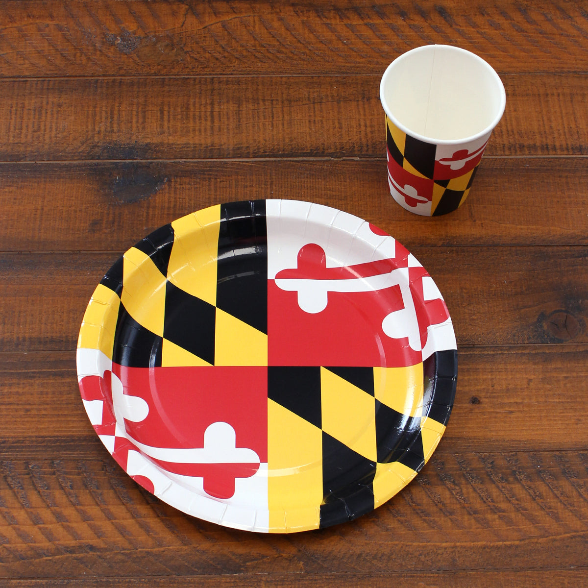 *PRE-ORDER* Maryland Flag (25-Pack) / Paper Cup - Route One Apparel