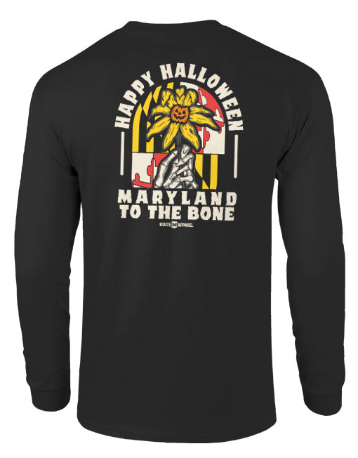 Maryland to the Bone (Black) / Long Sleeve Shirt