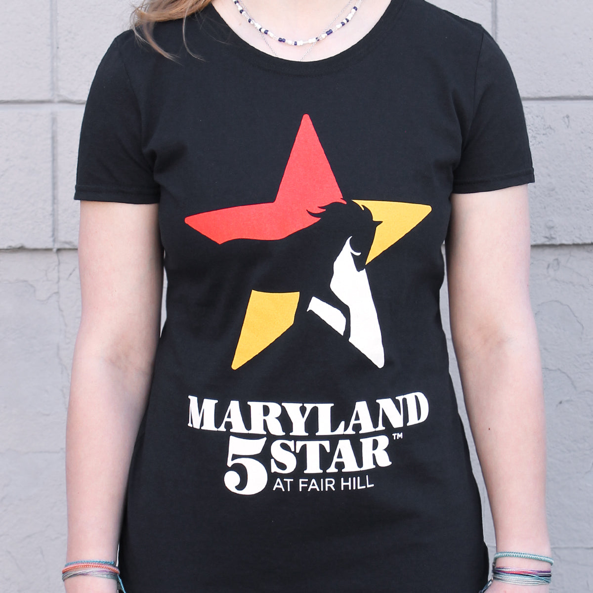 Maryland 5 Star Official (Black) / Ladies Shirt - Route One Apparel