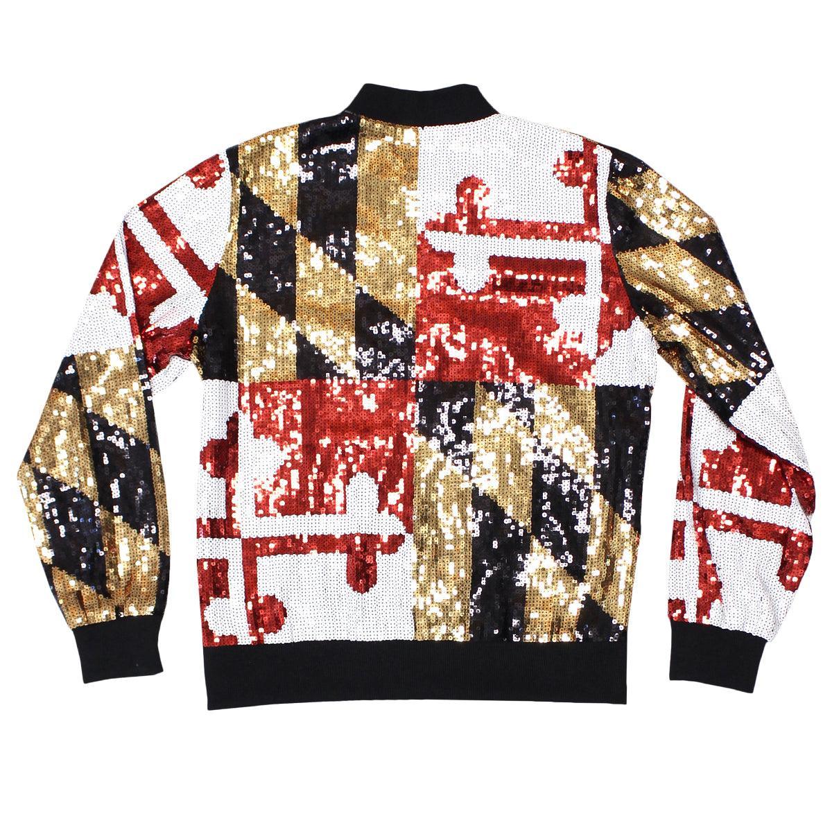 *PRE-ORDER* Maryland Flag / Sequin Jacket (Estimated Ship Date: 7/1) - Route One Apparel