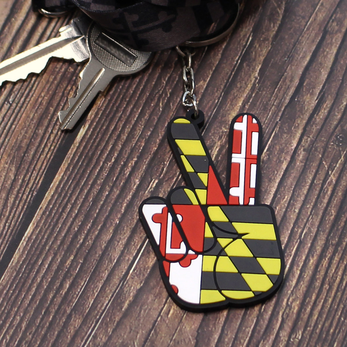 Maryland Peace / Key Chain - Route One Apparel