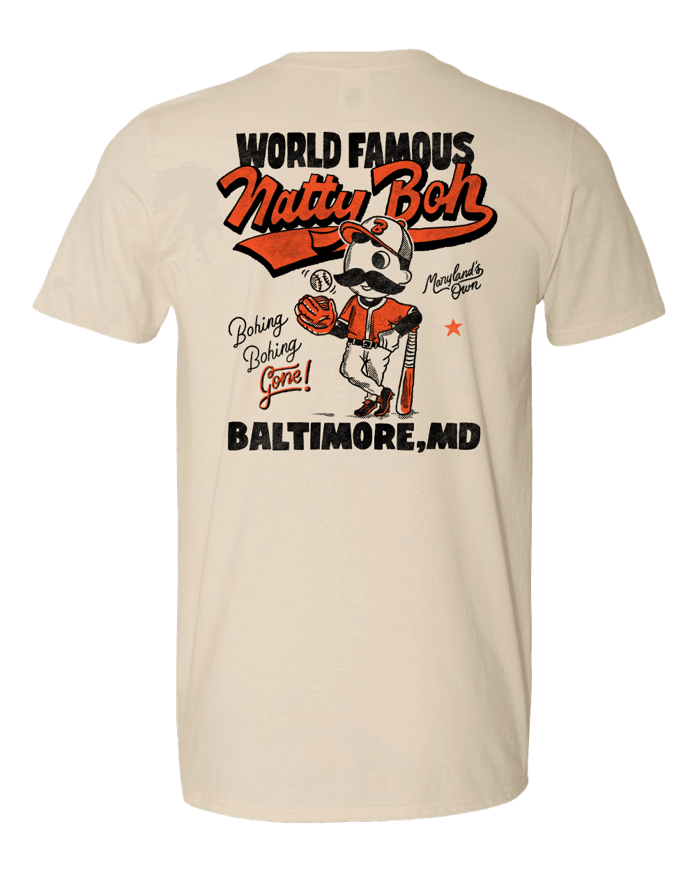 World Famous Natty Boh Baseball (Natural) / Shirt