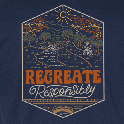 C&O Canal Recreate Responsibly (Blue) / Shirt