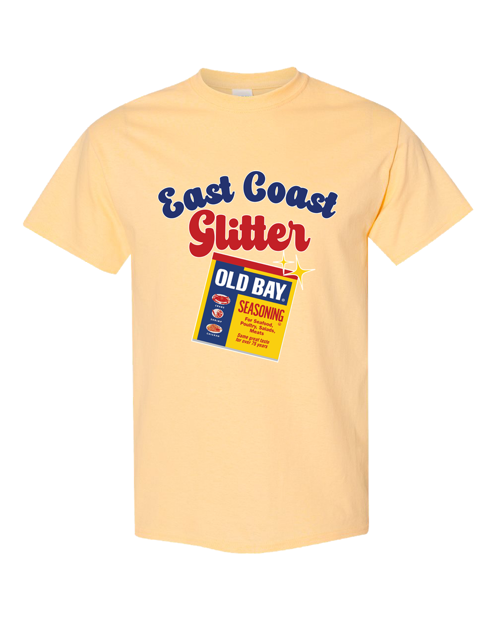 *PRE-ORDER* OLD BAY East Coast Glitter (Yellow Haze) / Shirt (Estimated Ship Date 9/20) - Route One Apparel