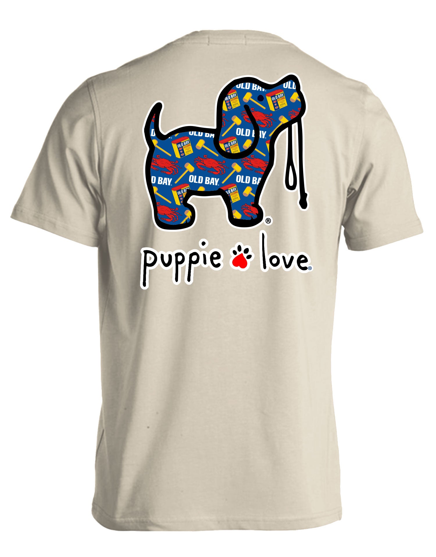 Crab, Mallet, and OLD BAY (Natural) / T-Shirt