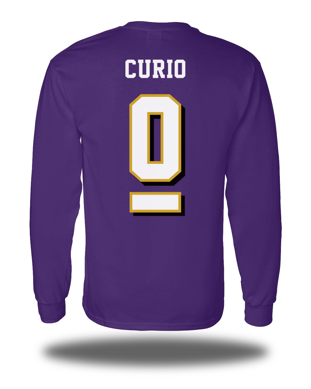 Curio Wellness Football (Purple) / Long Sleeve - Route One Apparel
