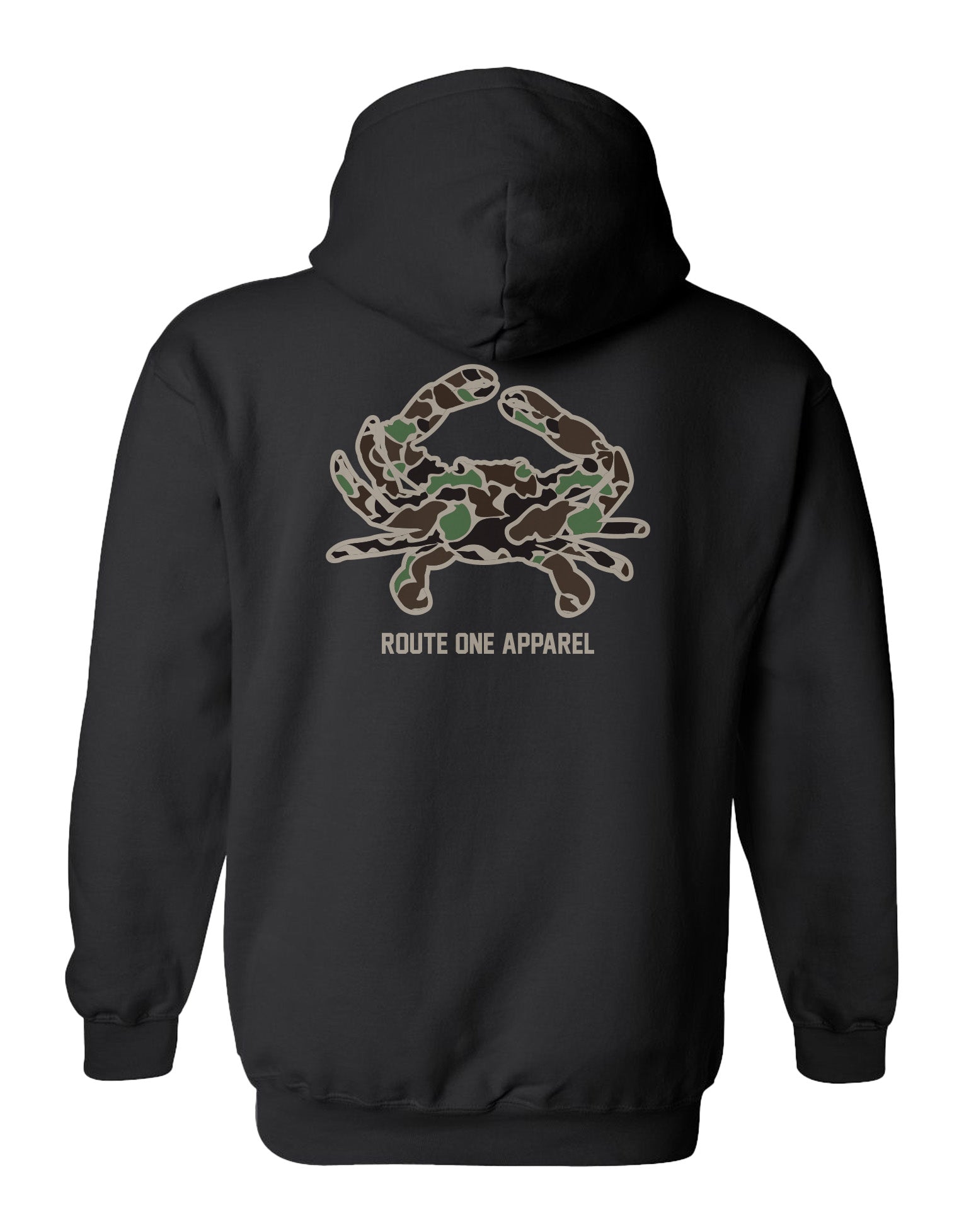 Camo Crab (Black) / Hoodie