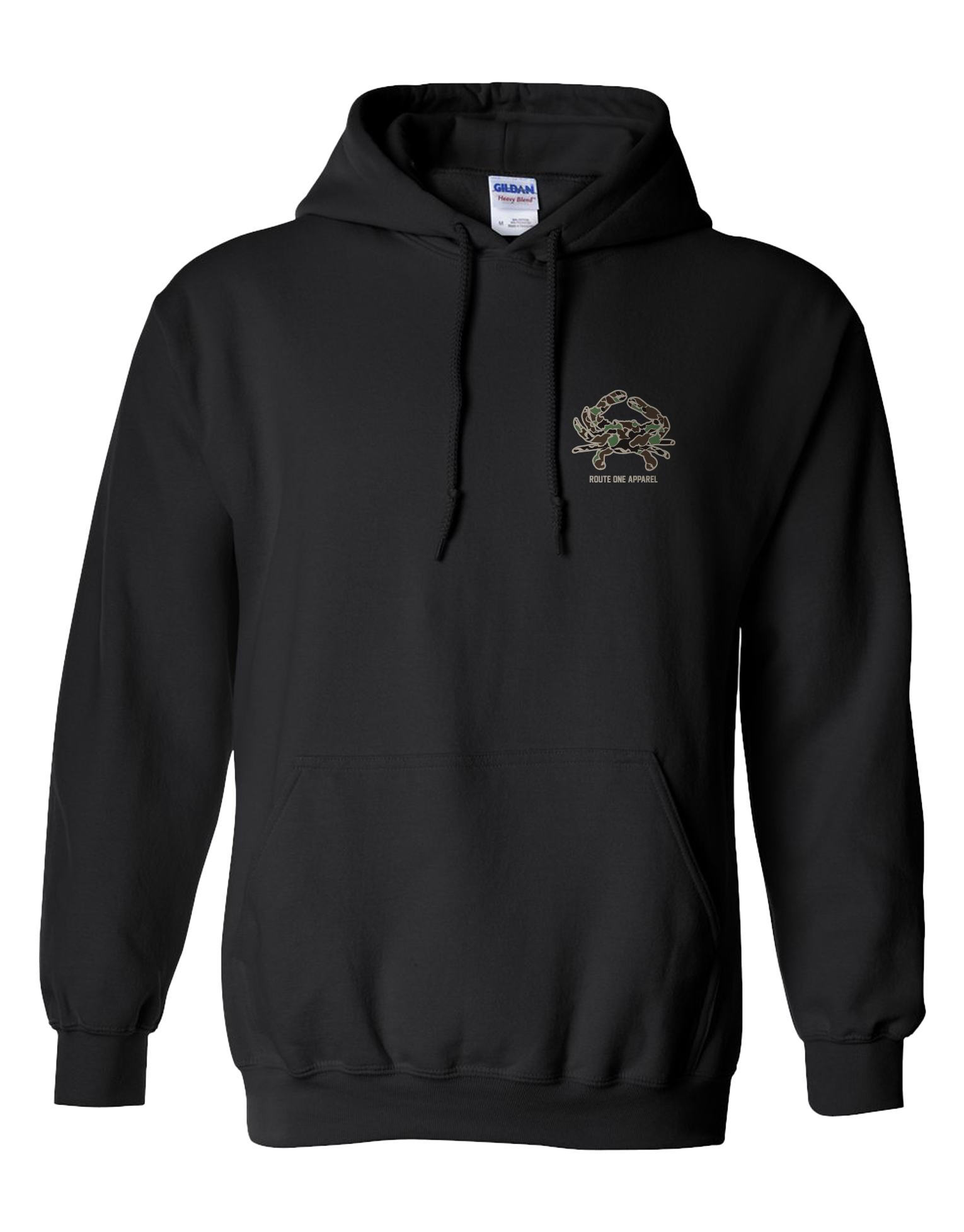 Camo Crab (Black) / Hoodie