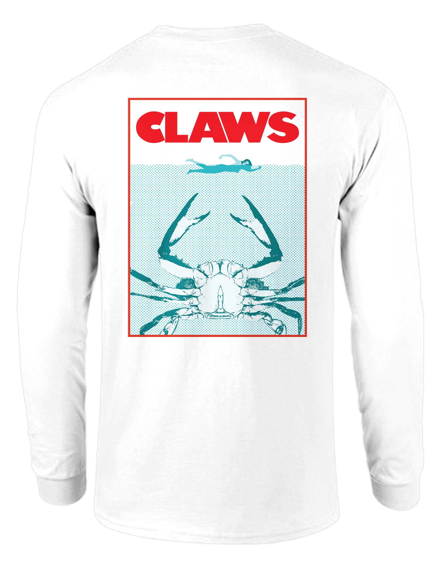 Route One Apparel Claws (White) / Long Sleeve Shirt White
