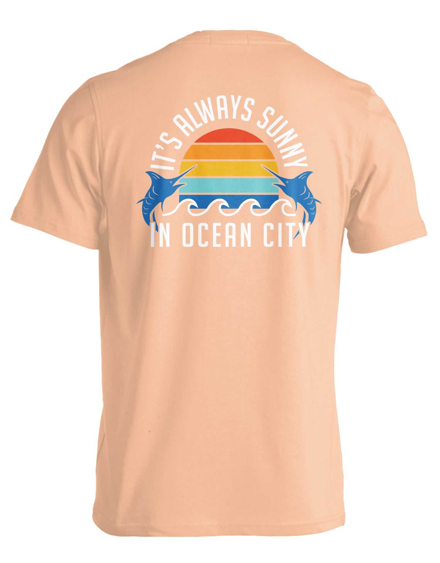 It's Always Sunny in Ocean City (Neon Cantaloupe) / T-Shirt