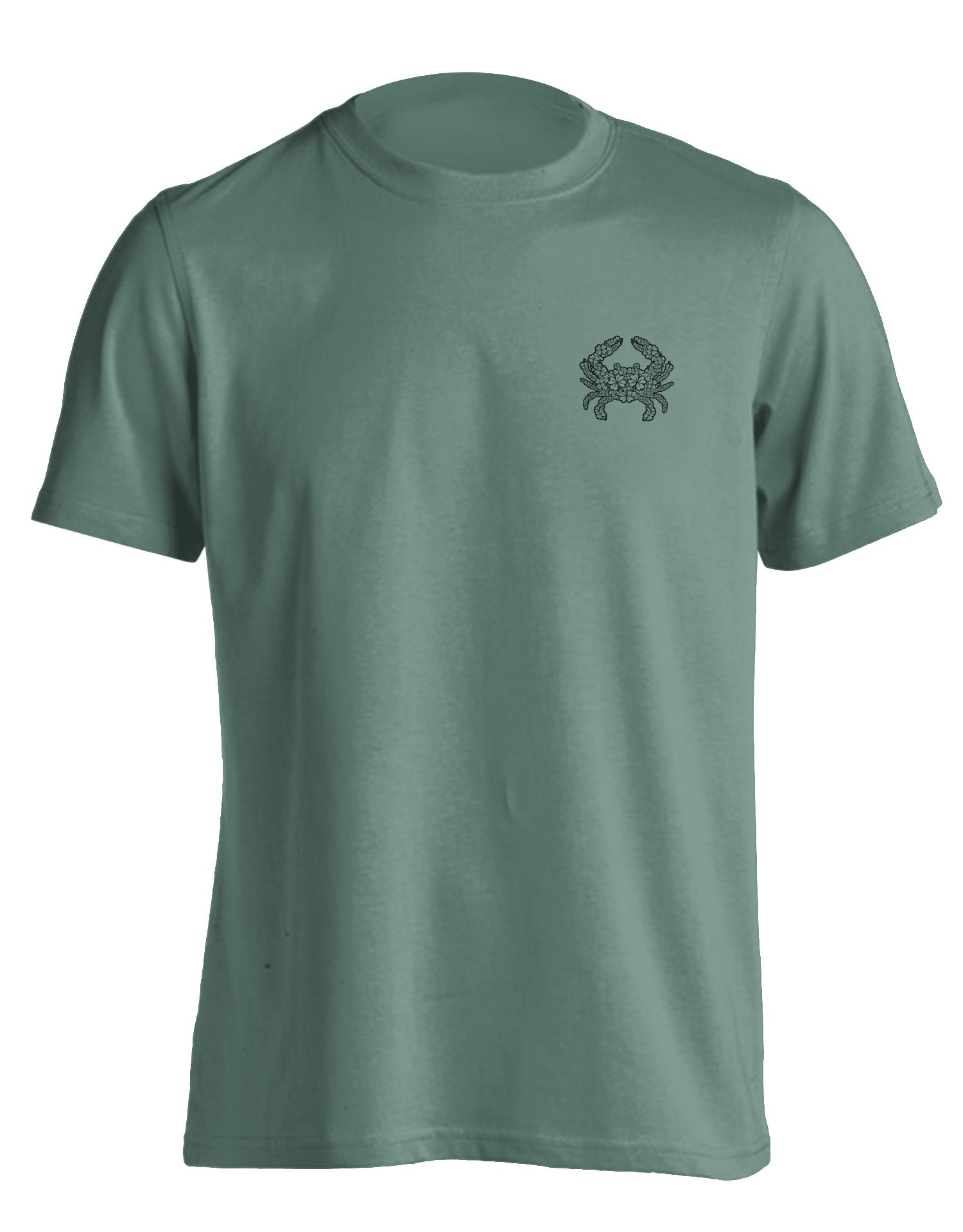 Route One Apparel Lucky Clover Crab (Light Green) / T-Shirt