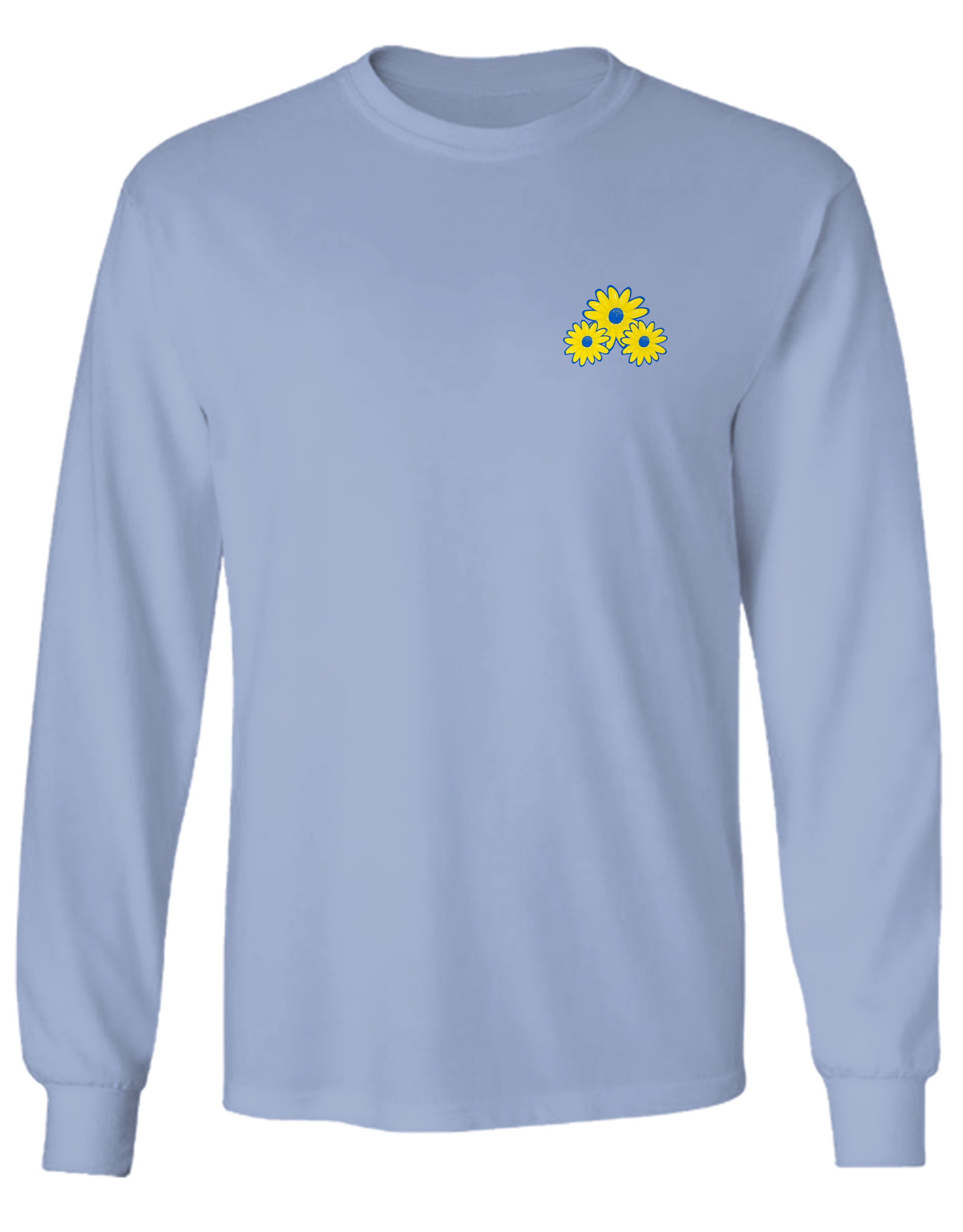 Maryland Black Eyed Susans (Washed Denim) / Long Sleeve Shirt