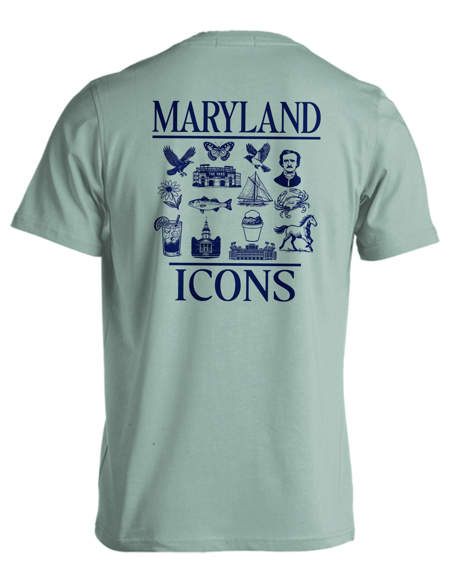 Route One Apparel Maryland Icons (Bay) / T-Shirt Bay