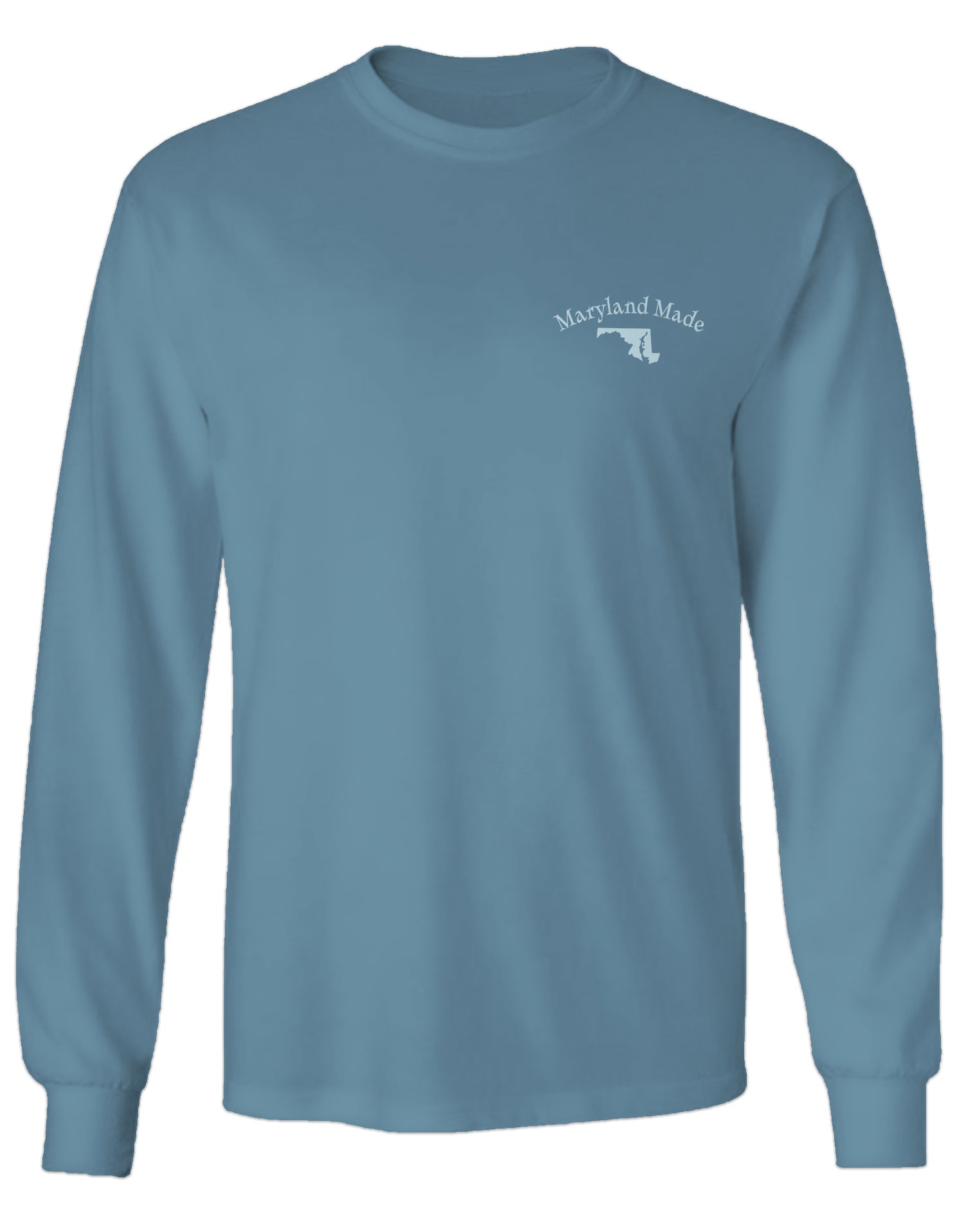 Route One Apparel Maryland Made (Ice Blue) / Long Sleeve Shirt