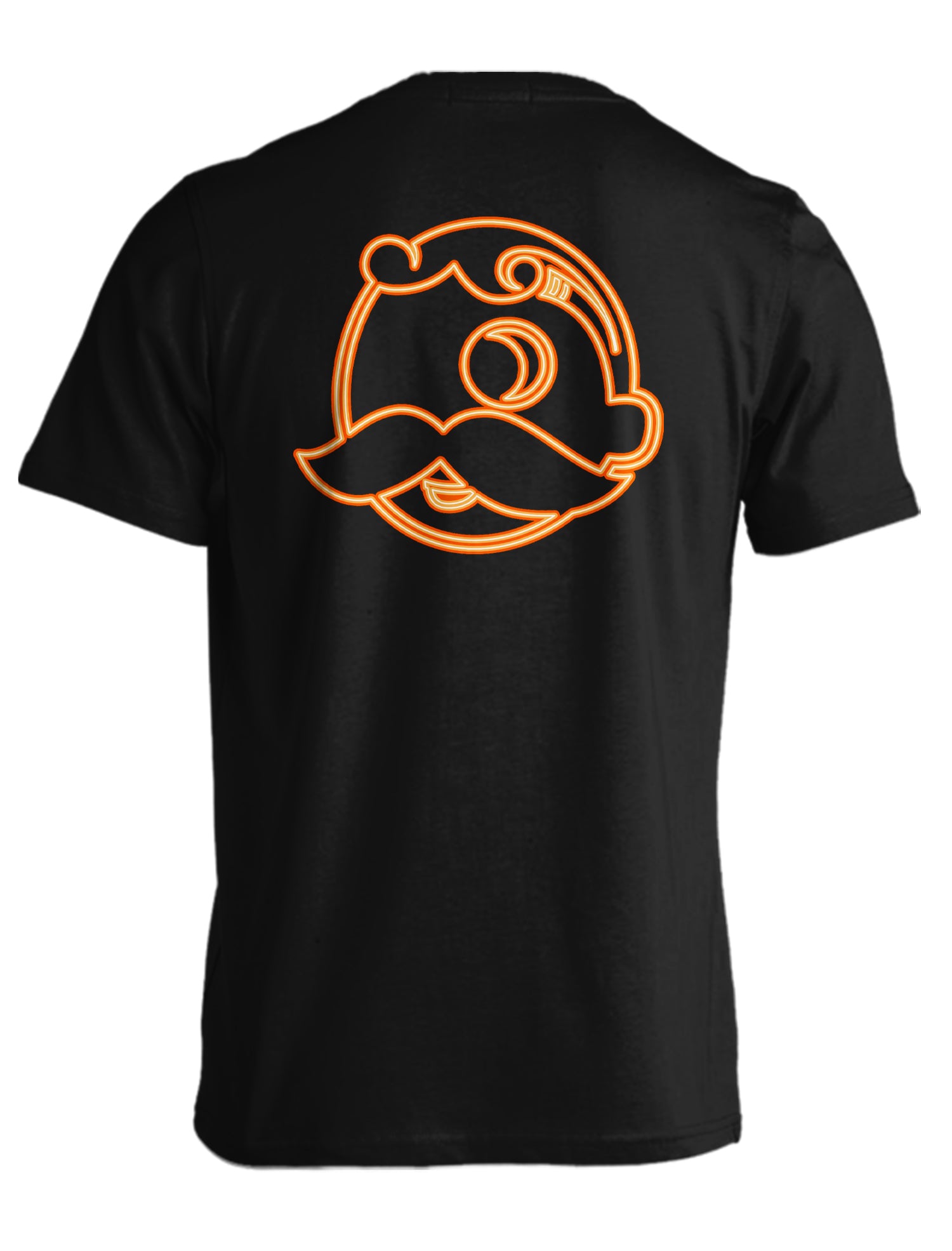Orange Neon Logo (Black) / T-Shirt