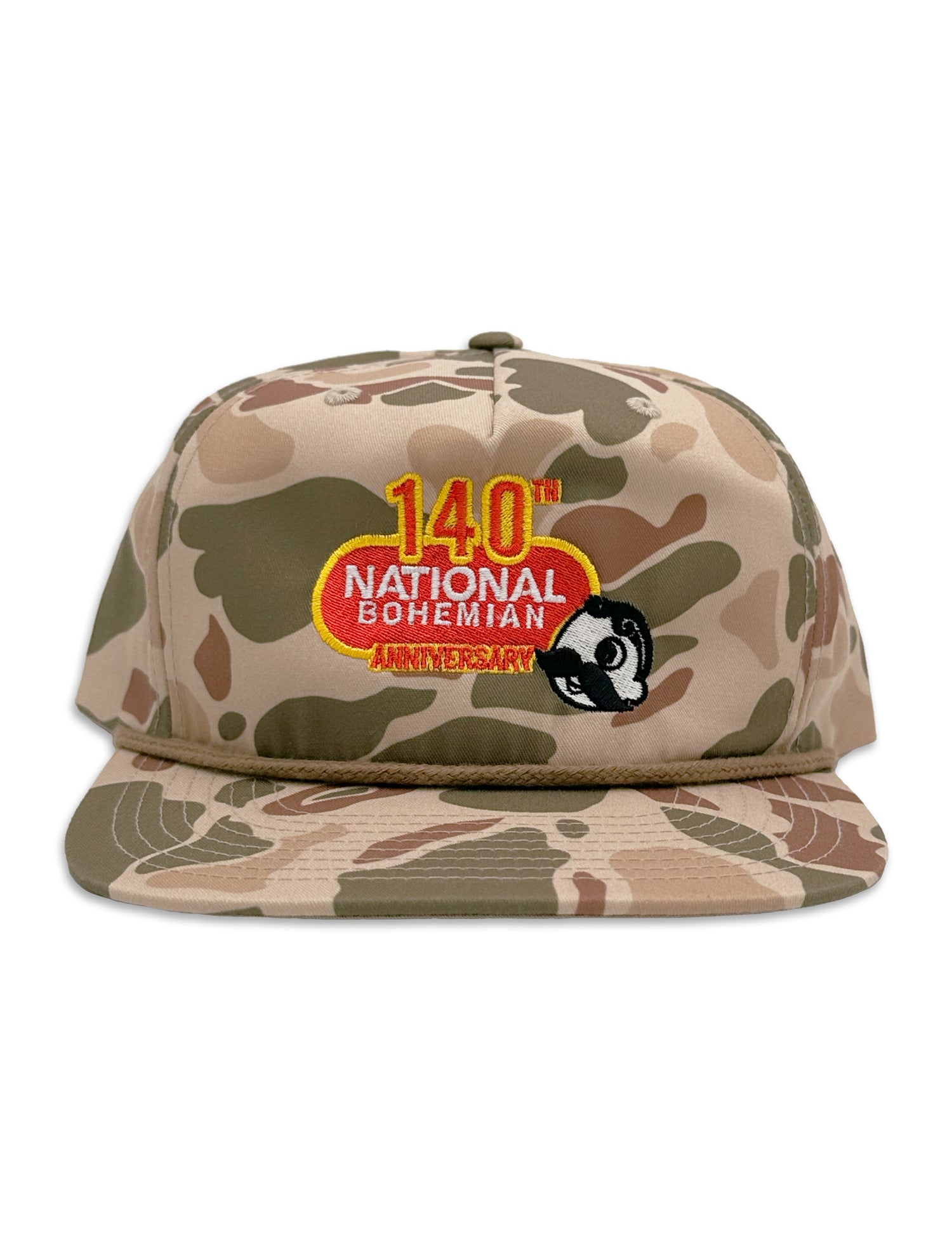 140th Anniversary Logo (Camo) / Rope Hat