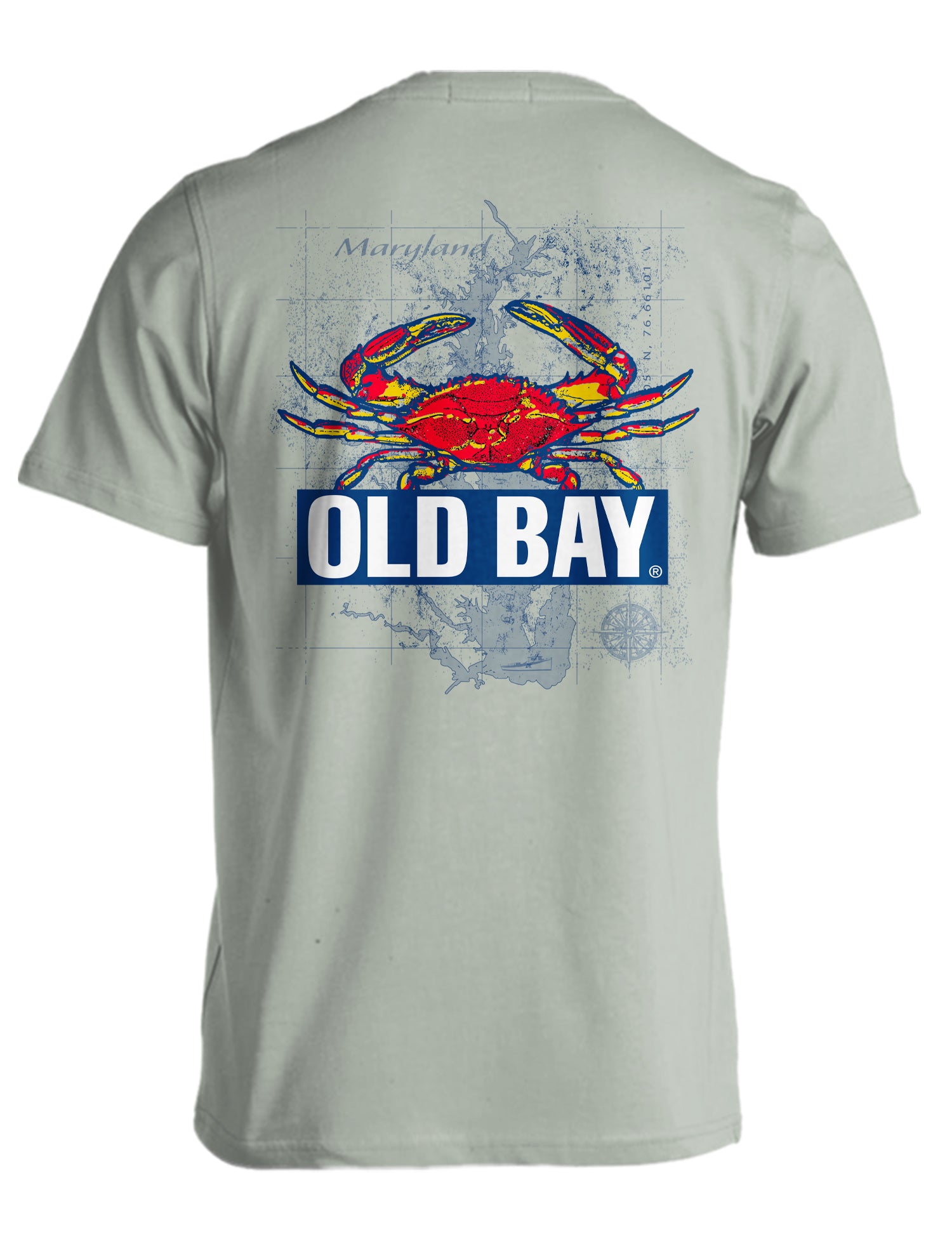 OLD BAY Crab Map (Bay) / T-Shirt