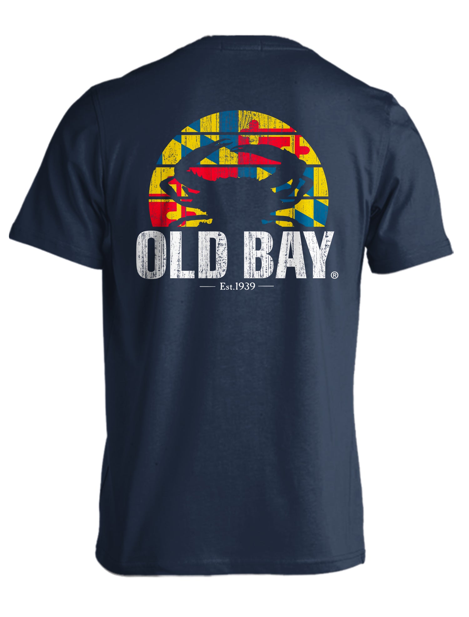 OLD BAY Wood Flag Outline (True Navy) / T-Shirt