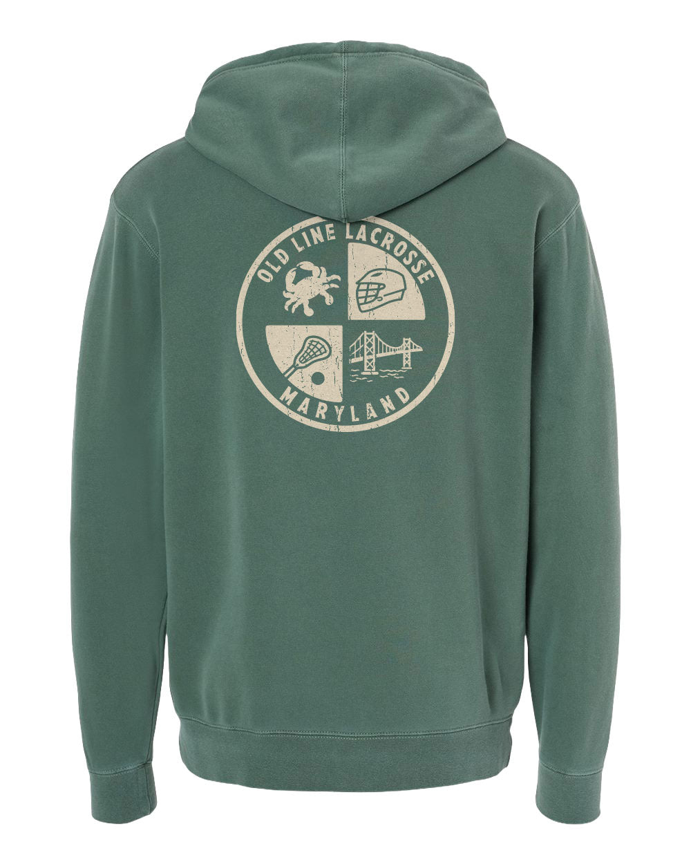 Old Line Lacrosse (Alpine Green) / Hoodie