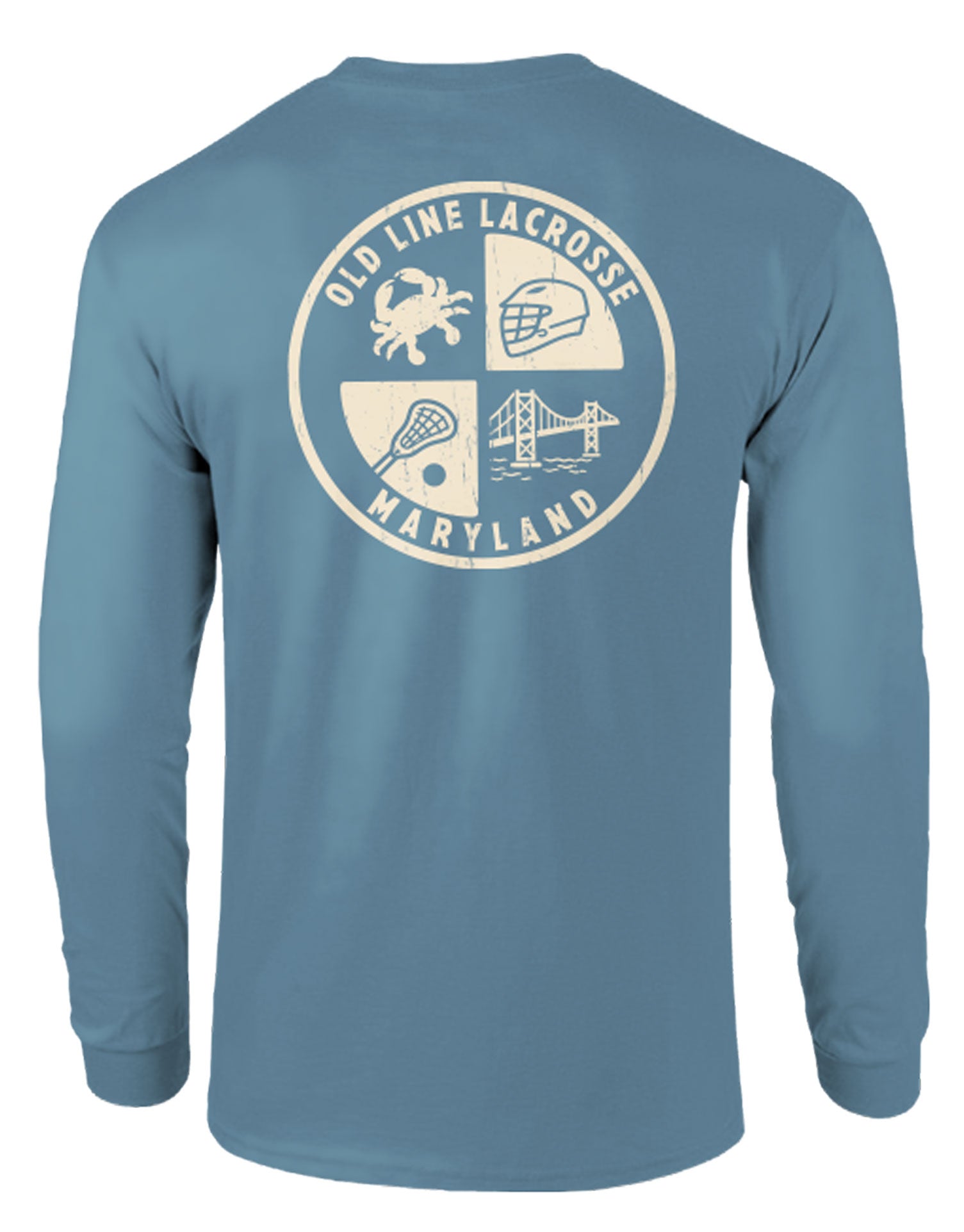 Old Line Lacrosse (Ice Blue) / Long Sleeve Shirt