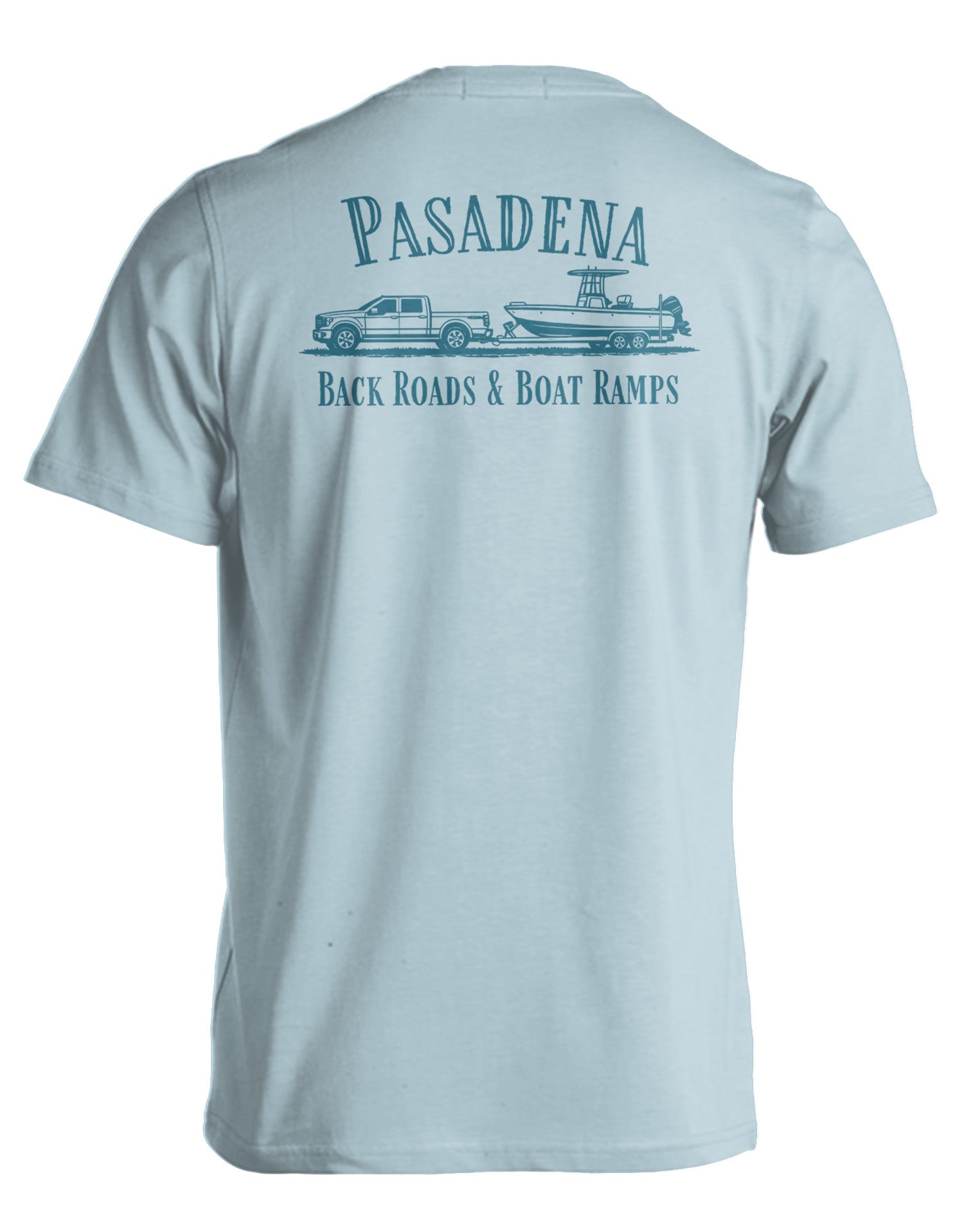 Route One Apparel Pasadena Back Roads (Chambray) / T-Shirt Chambray