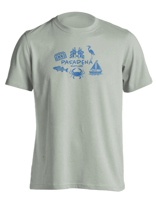 Route One Apparel Pasadena Icons (Bay) / T-Shirt Bay